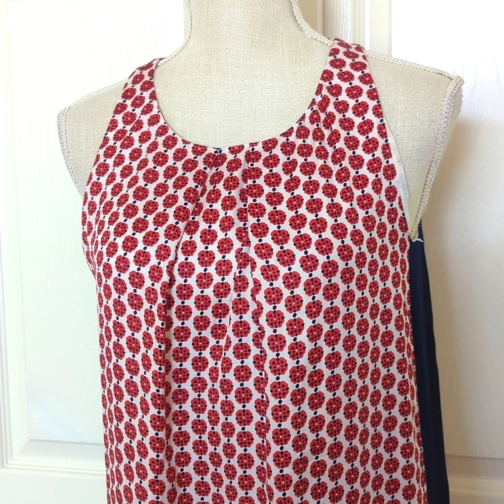 MNG Collection Red and White Halter Sundress - Picture 2 of 5